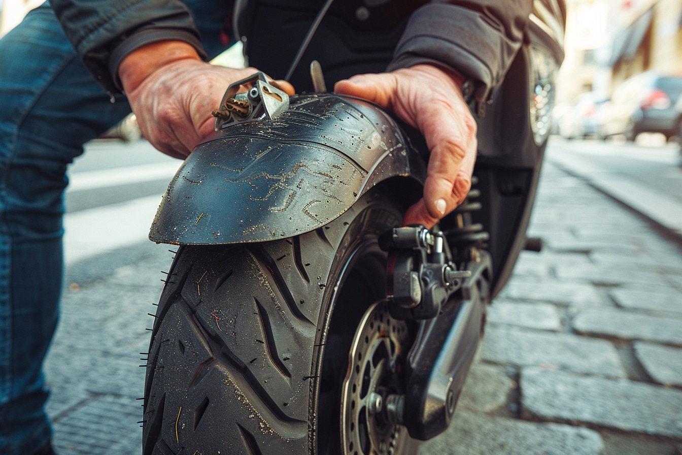 Comment réparer soi-même une crevaison de scooter